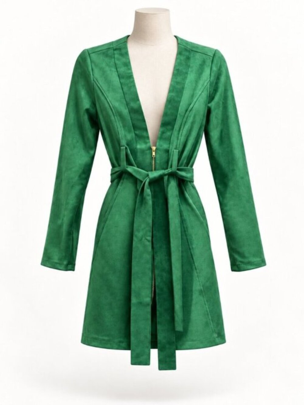 NWT Love Tree Green Belted Utility Jacket